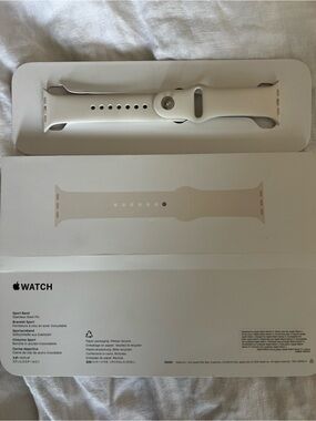 Apple Watch White Sport Band 46 mm